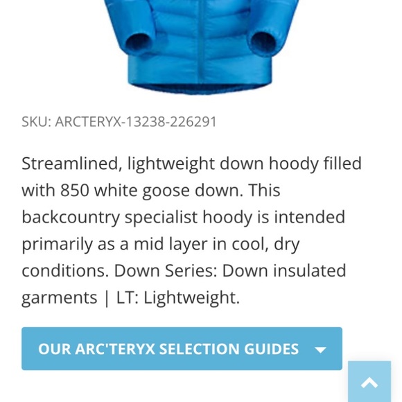 Small Cerium LT hoody in Aegean blue💙 - Picture 3 of 4